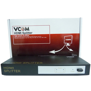 VCOM VDS8040 2-port HDMI Splitter + ..